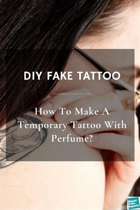 tiktok fake tattoo with perfume|temporary tattoo with perfume tiktok.